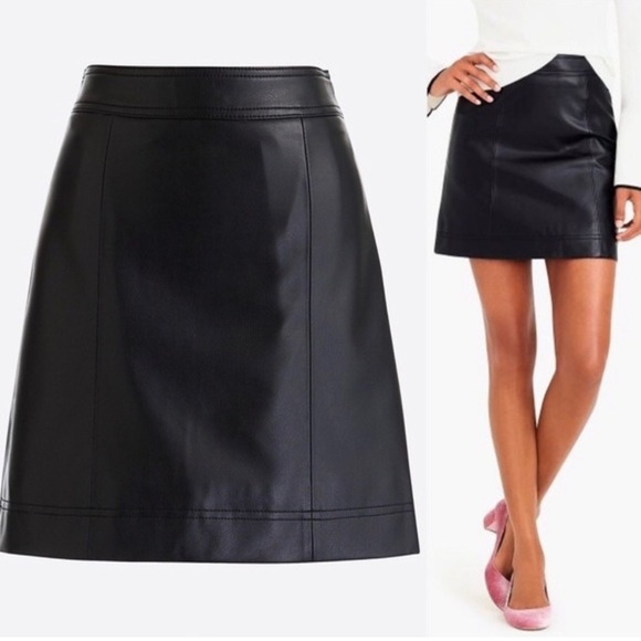 J. Crew Dresses & Skirts - J. Crew Mercantile Faux Leather Skirt
